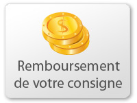 Remboursement de votre consigne