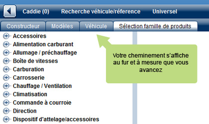 Faites votre choix parmi la liste des marques